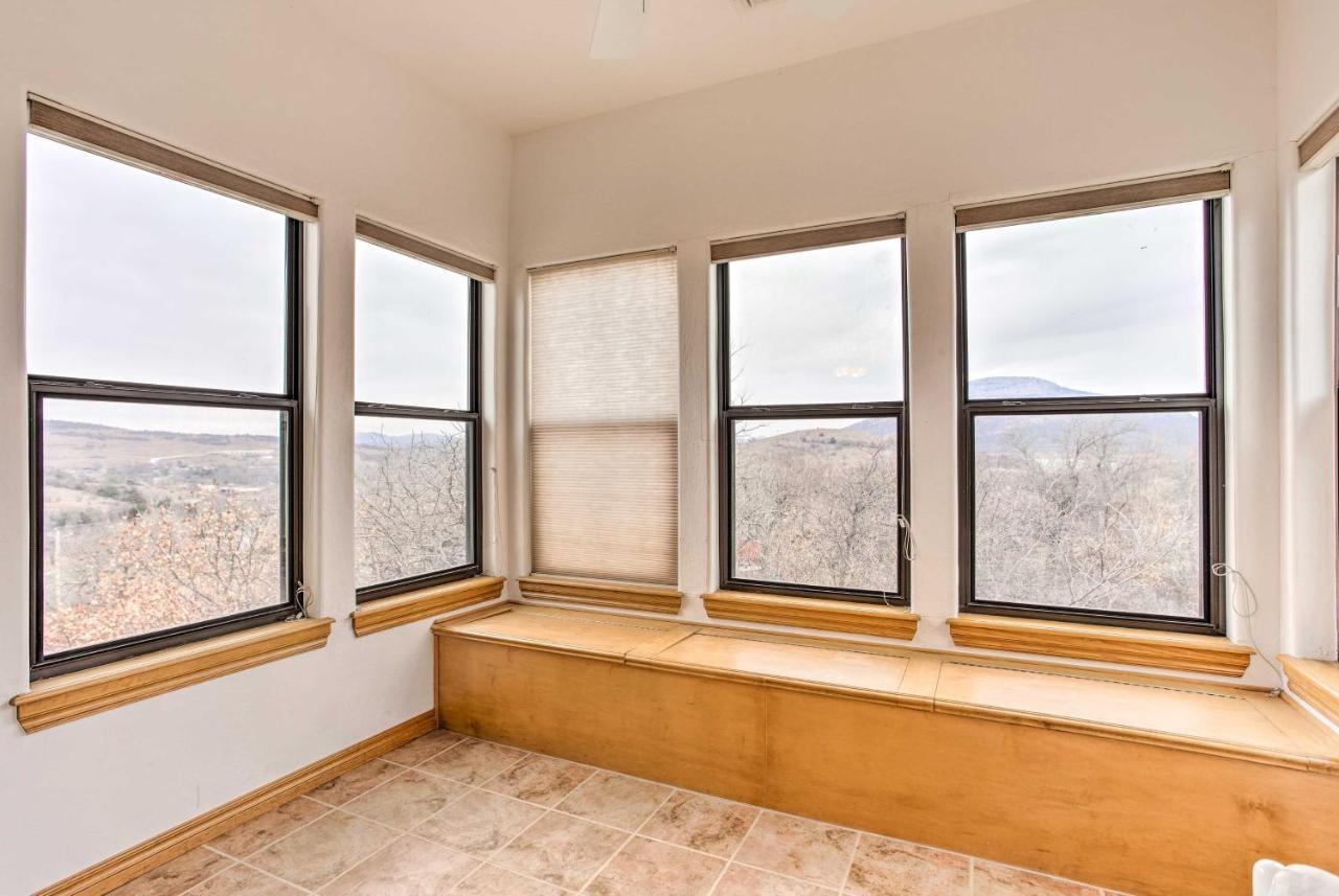 Medicine Park Cabin Rental With Mountain View エクステリア 写真