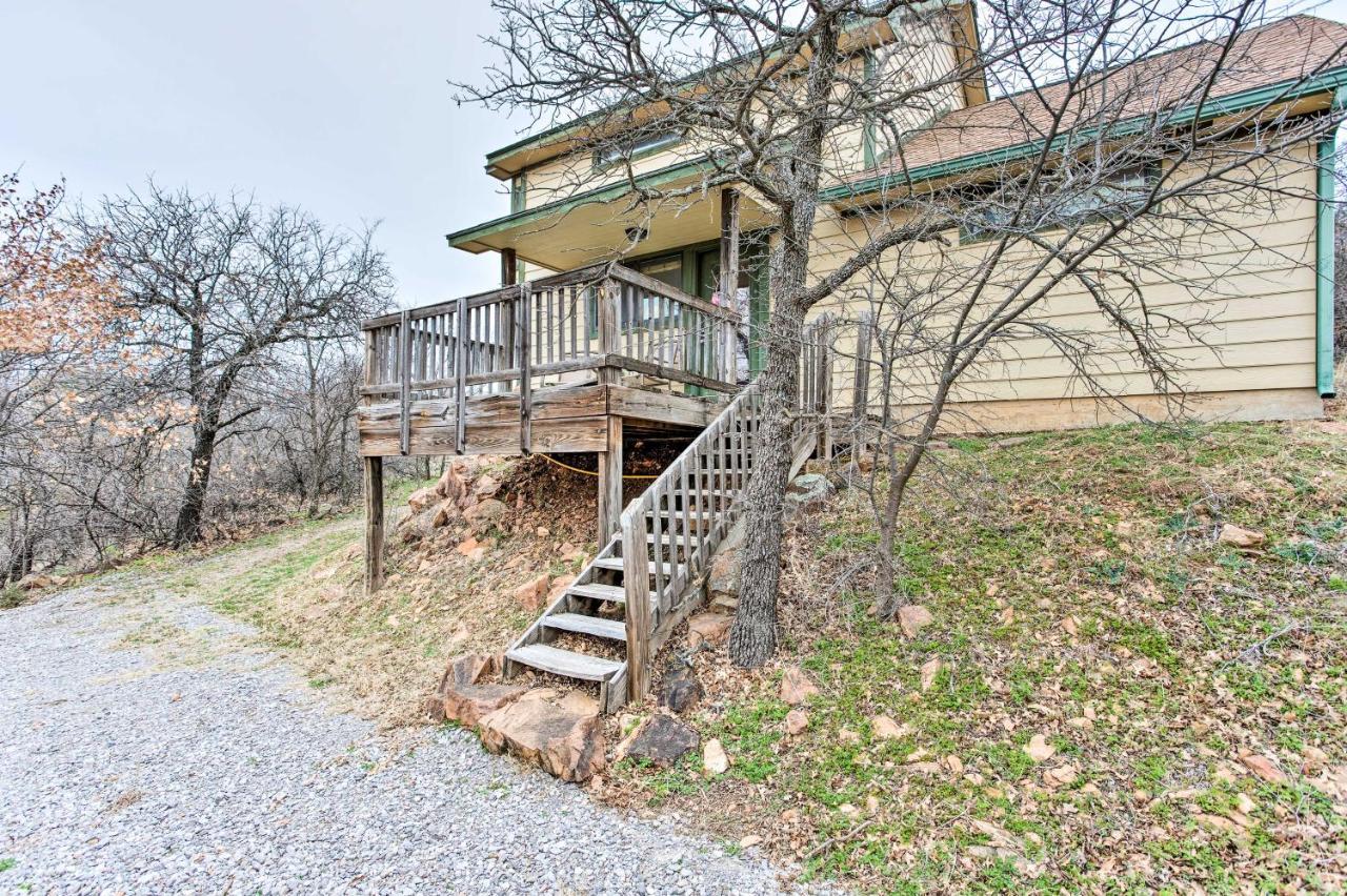 Medicine Park Cabin Rental With Mountain View エクステリア 写真